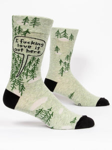 F*ing Love It Out Here - Men's Crew Socks