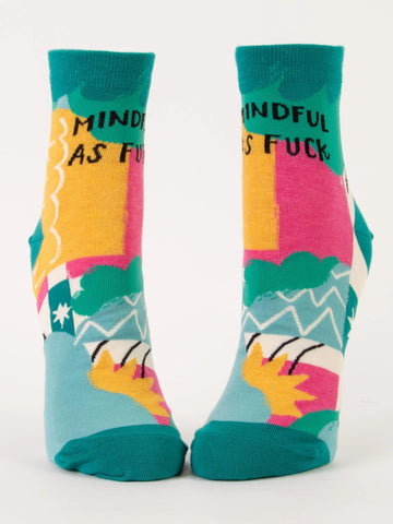 Mindful As F* - Women's Ankle Socks