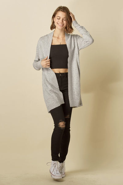 Heather Gray Cardigan