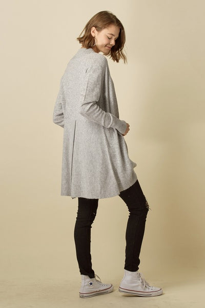 Heather Gray Cardigan