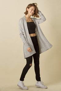 Heather Gray Cardigan