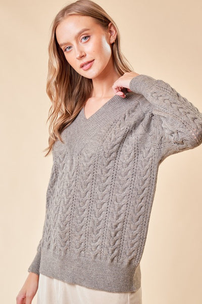 Autumn V-Neck Sweater