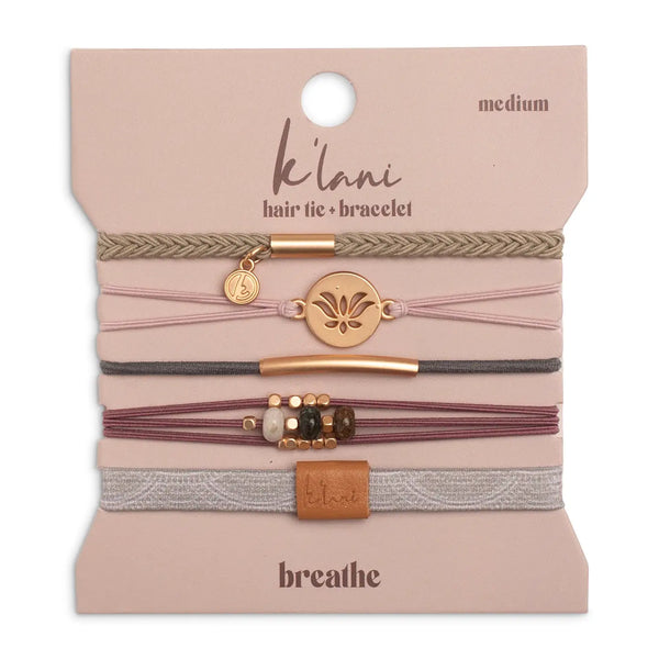 Hair Tie Bracelets - Breathe