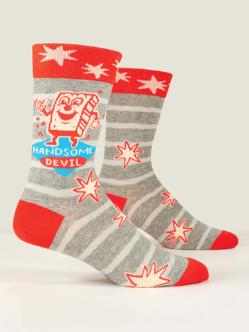 Handsome Devil  - Men's Crew Socks