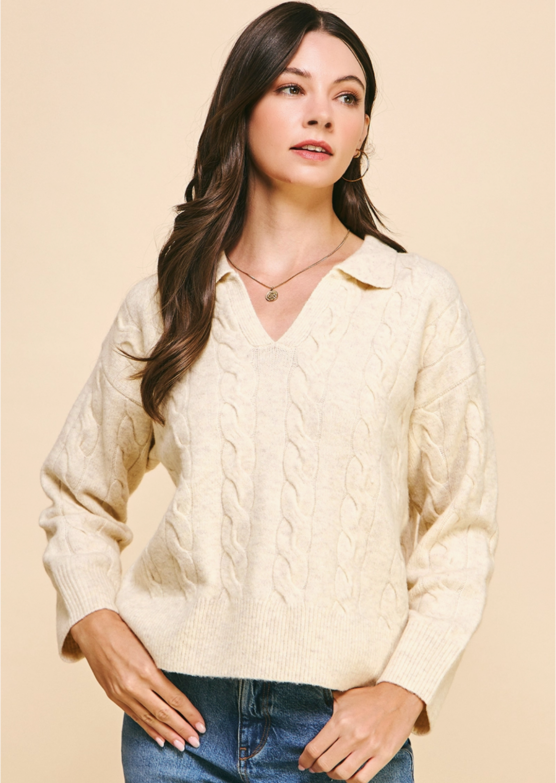 Kayla Wool-Blend Sweater