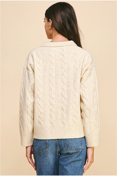 Kayla Wool-Blend Sweater