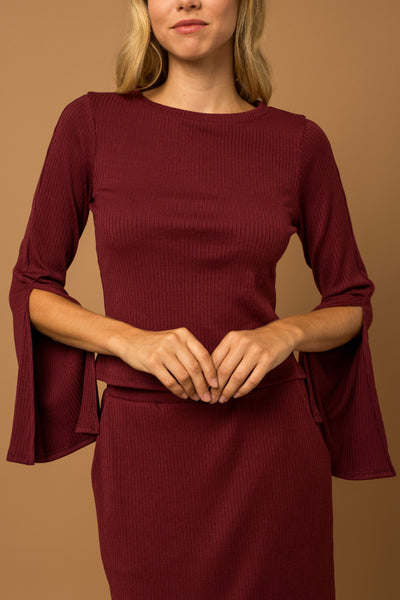 Belle Split Sleeve Top