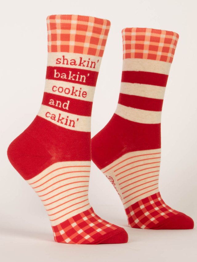 Shakin', Bakin' - Women's Crew Socks