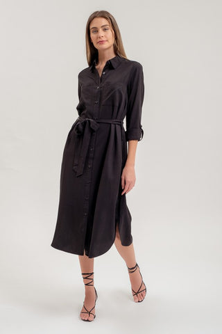 Carolyn Button Up Shirt Dress