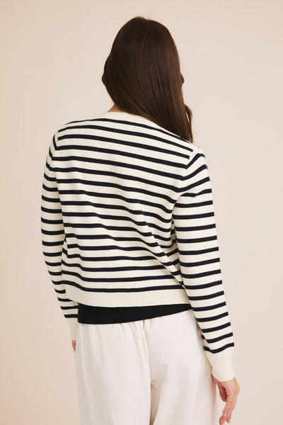 Marie Striped Cardigan