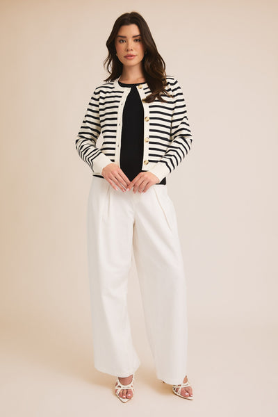 Marie Striped Cardigan