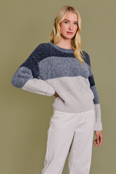 Harrison Multi Grey Sweater