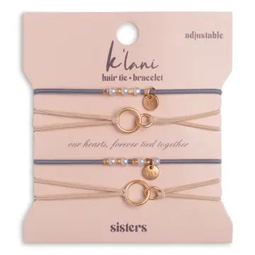 Hair Tie Bracelets - Sisters