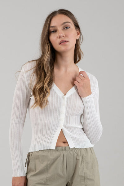 Amelia Cardigan - Ivory