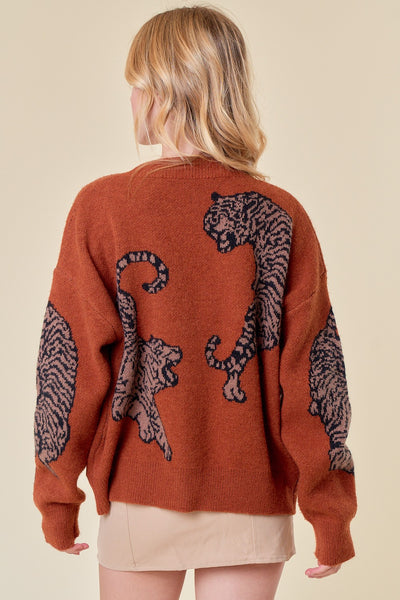 Get 'em Tiger Cardigan