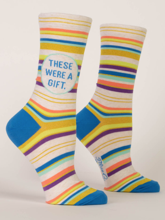 These Were a Gift - Women's Crew Socks