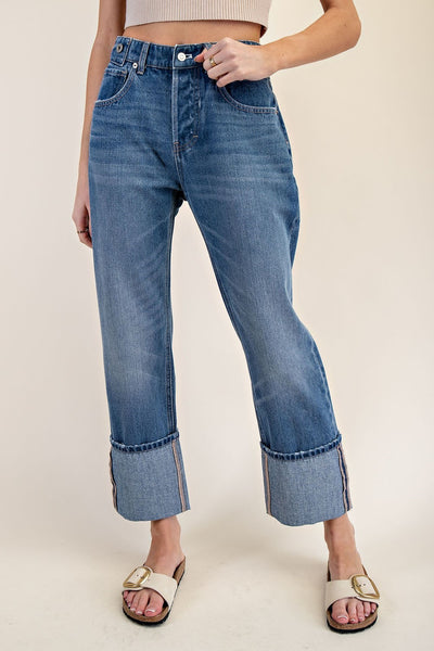 Cuffed Denim