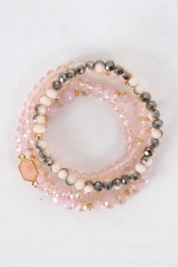 Beaded Bracelet Set - 4