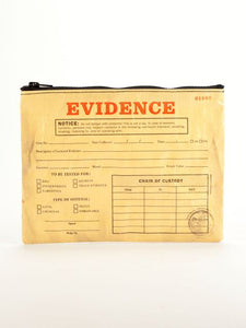 "Evidence" Medium Zipper Pouch